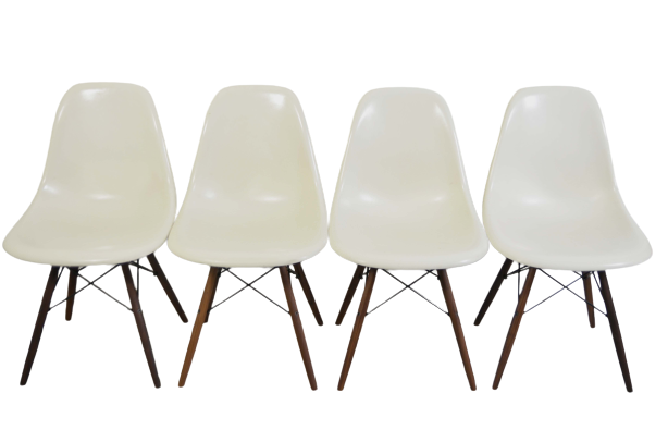 Set of 4 | Herman Miller | Eames | Fiberglass | Side Chairs - The ...